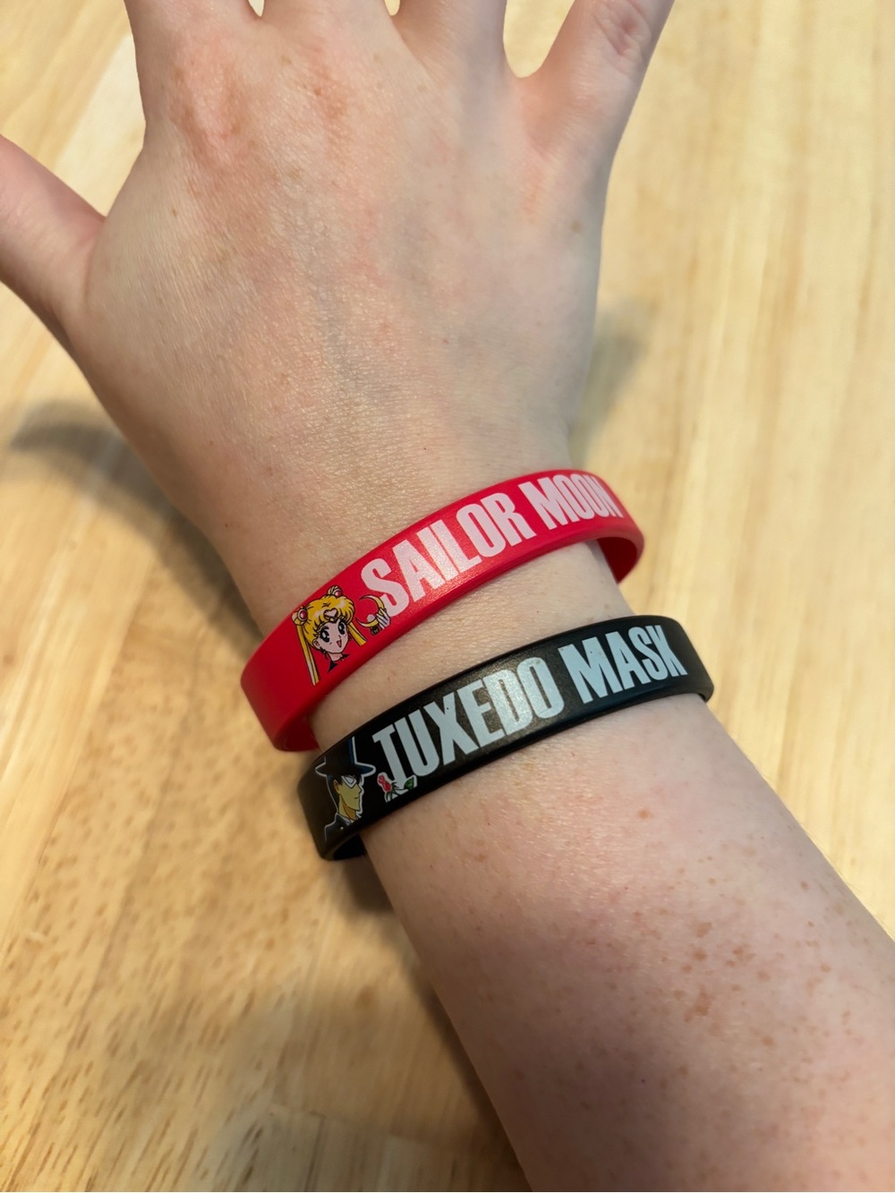Sailor Moon x Tuxedo Mask Couples Rubber Bracelets